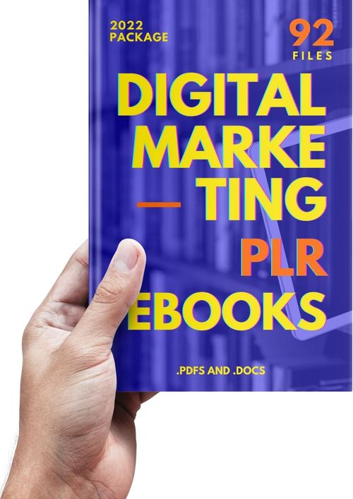 Product picture 92 Digital Marketing PLR Ebooks 2022 package