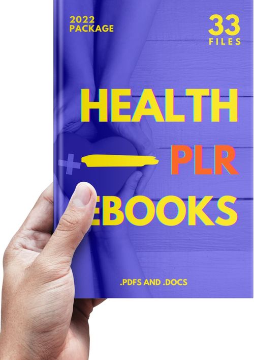Product picture 33 Health Ebooks PLR 2022 pack