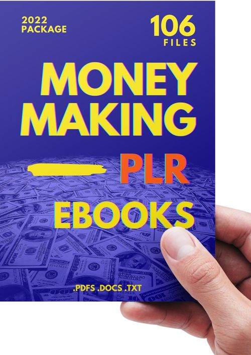 Product picture 106 Money Making Rbooks PLR 2022 package
