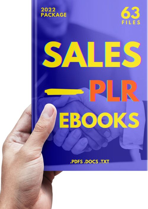 Product picture 63 Sales Ebooks PLR 2022 package
