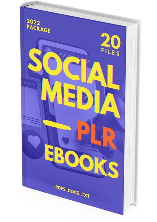 Product picture 20 Social Media Ebooks PLR 2022 package